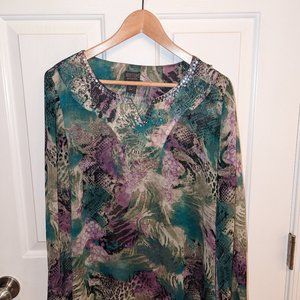Addition by Chico's Sheer Top